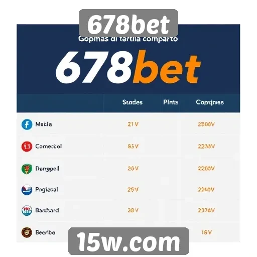 Comparativo entre 678bet e concorrentes do setor