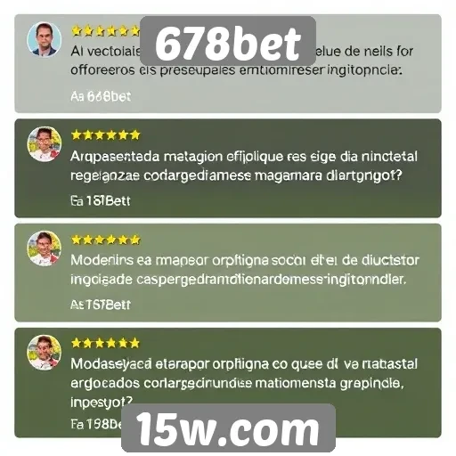 Avaliações de jogadores sobre o 678bet