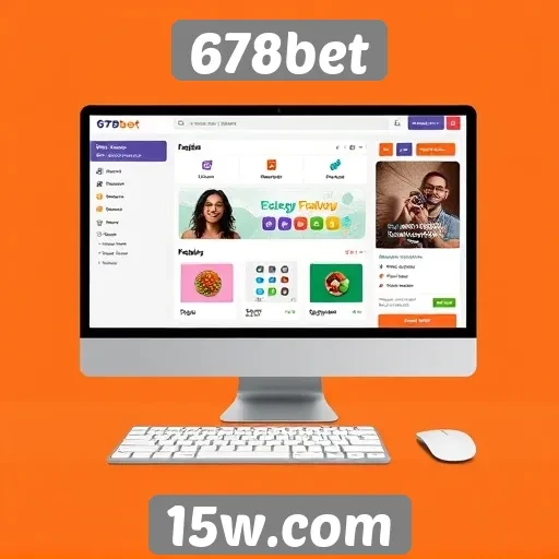 Interface do usuário no 678bet é intuitiva